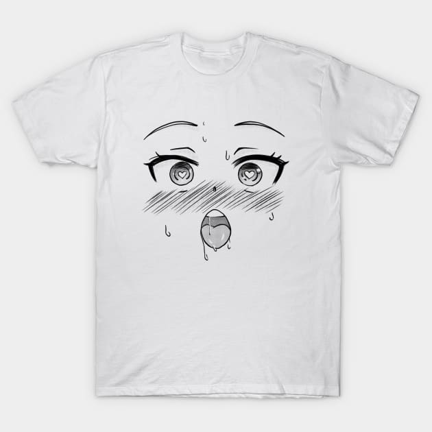 Ahegao funny T-Shirt by RetroFreak